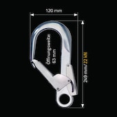 Rohrhaken MAS65 Aluminium